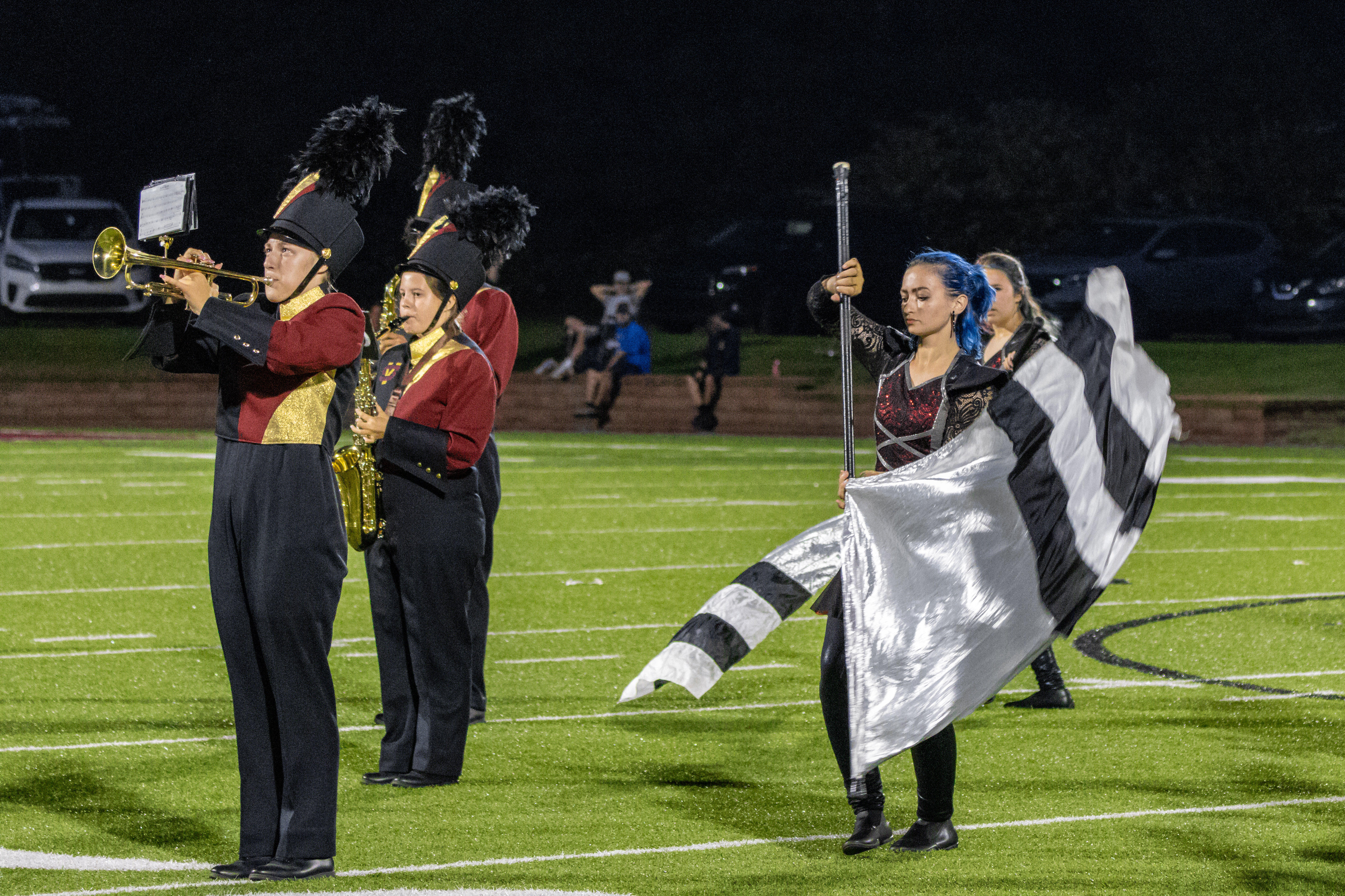 The Steel Valley Marching Band and Color Guard