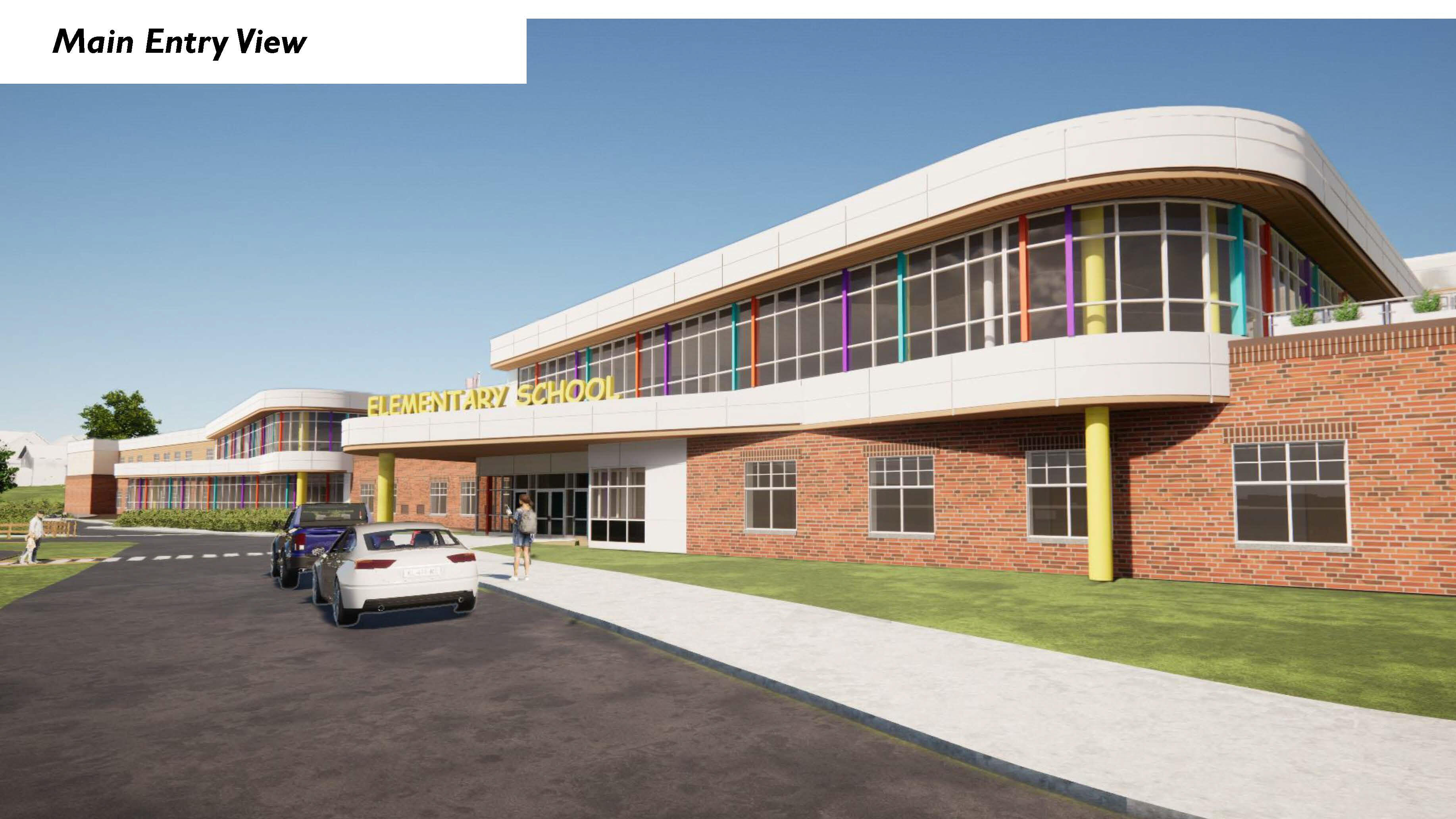 Rendering of proposed elementary school