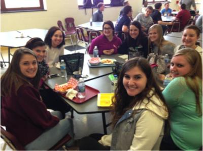 Steel Valley, Sophomore, Jordan Ulicny joins Chartiers-Houston girls at Lunch