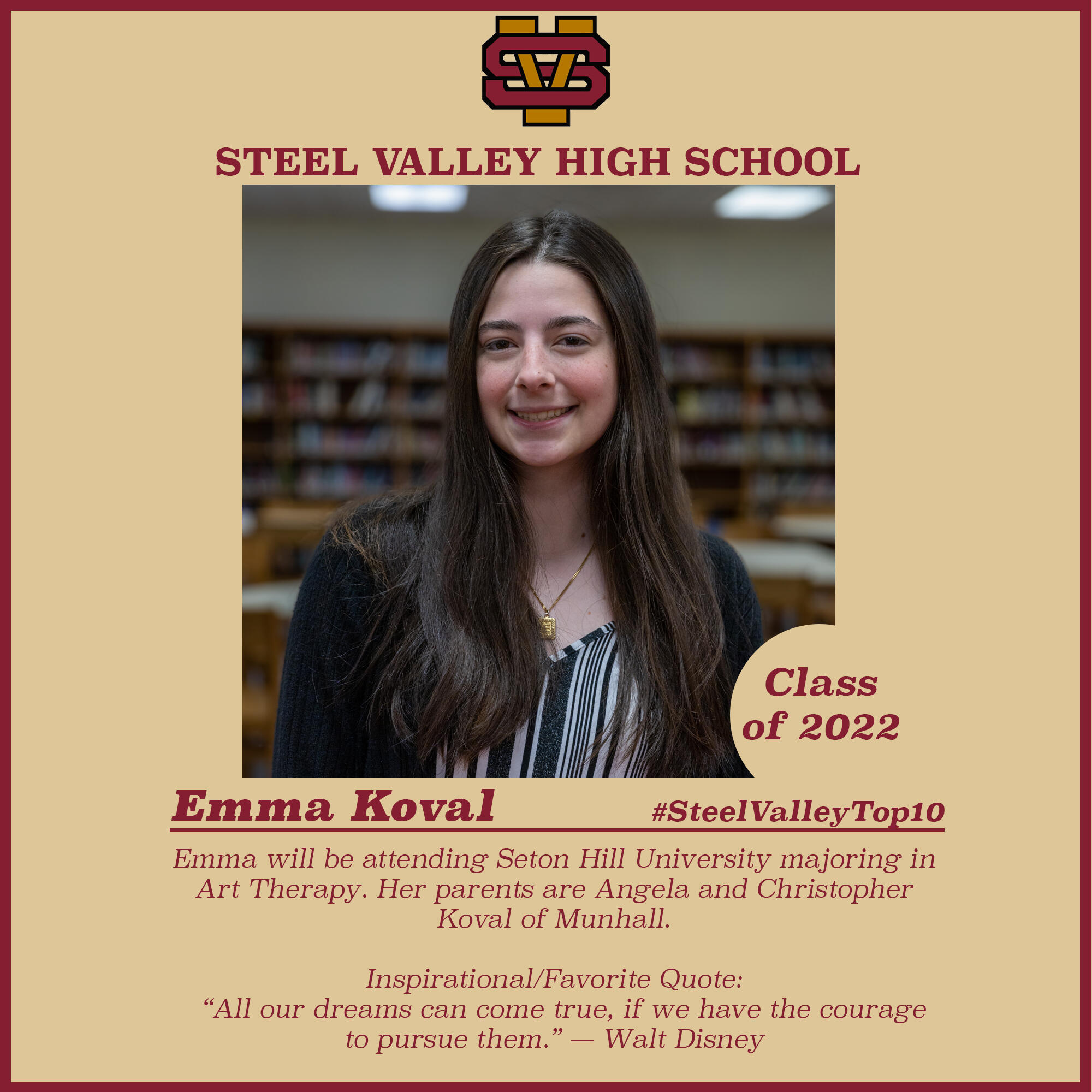 Steel Valley Top 10 - Emma Koval