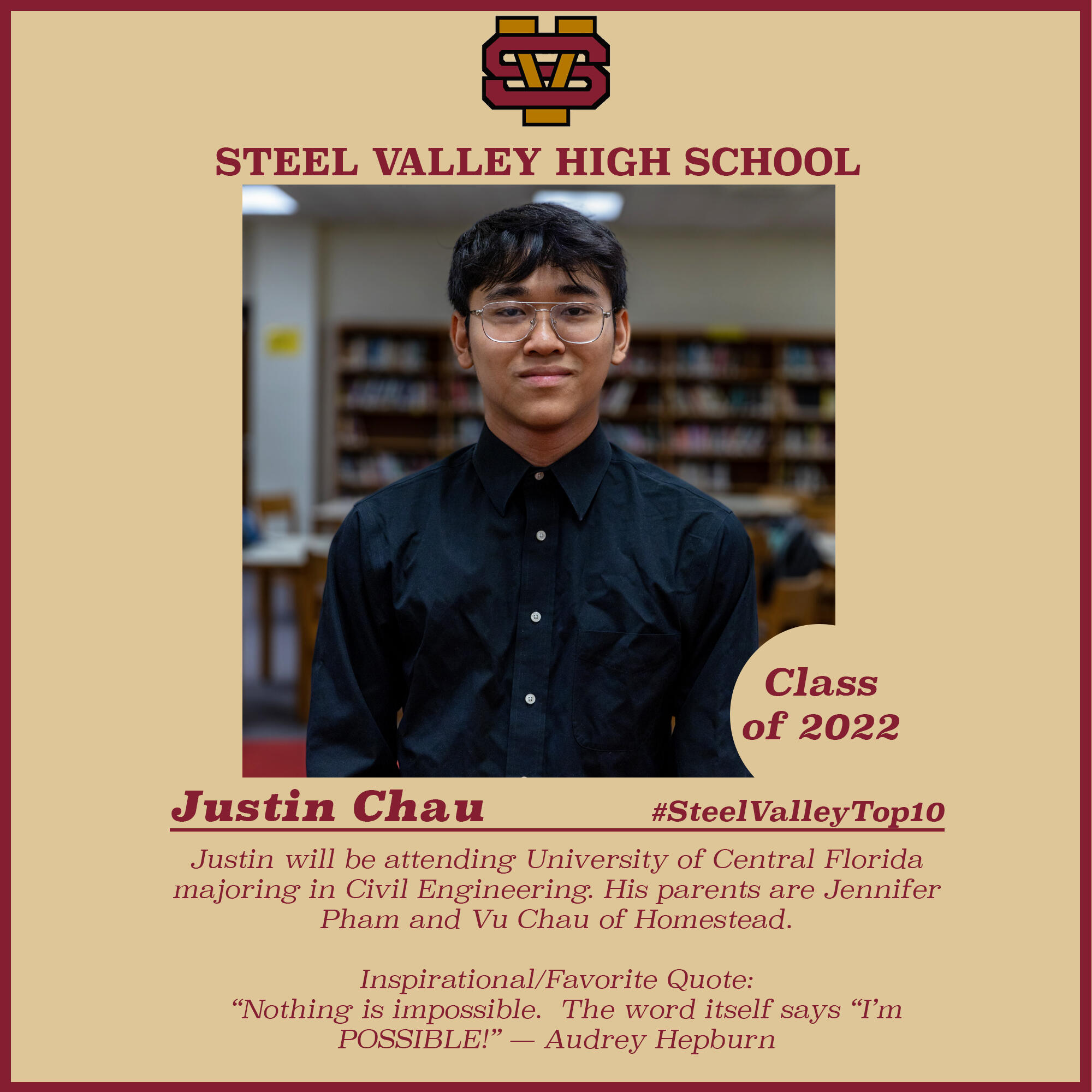 Steel Valley Top 10 - Justin Chau