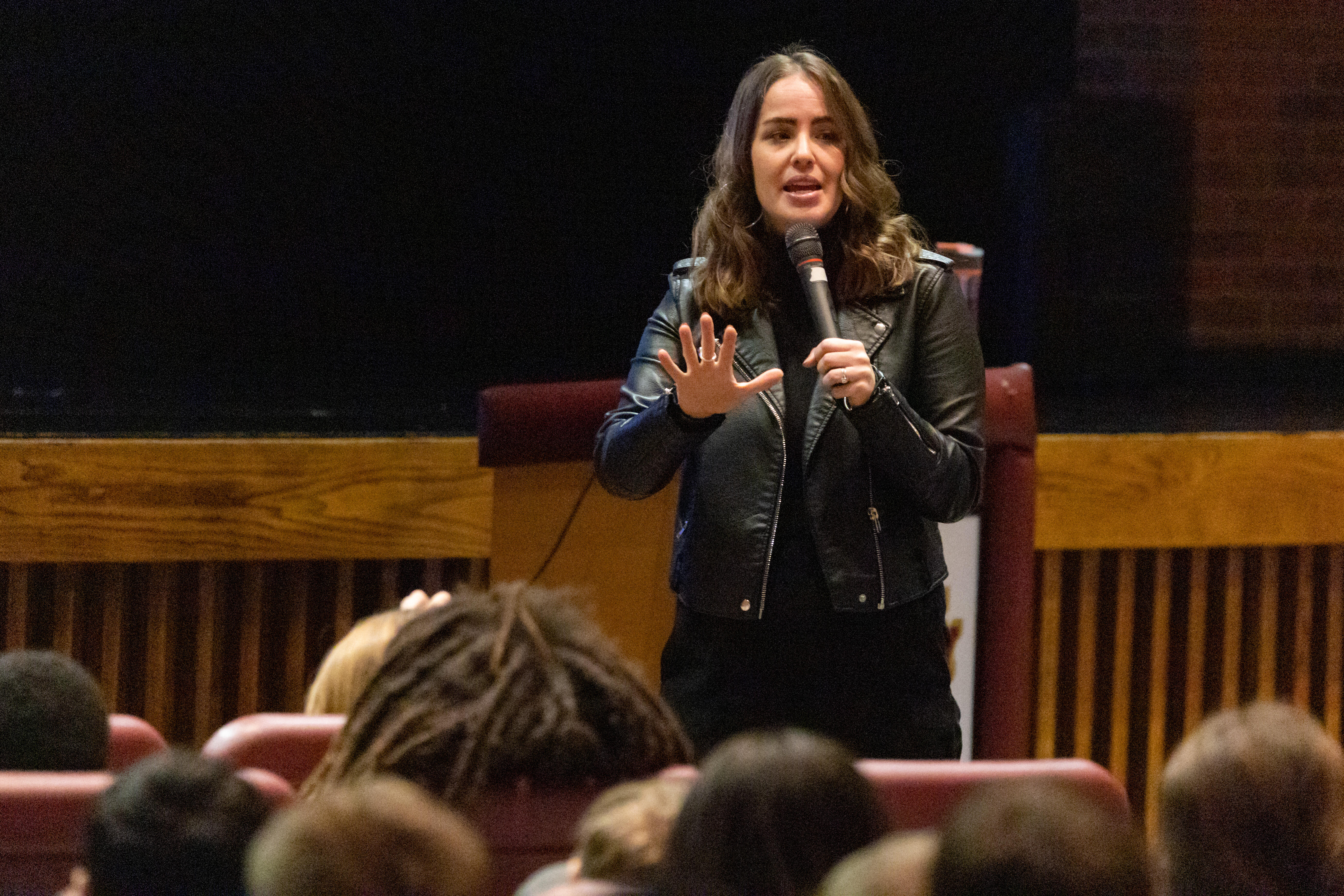 Jordan Corcoran shares her mental health advocacy with Steel Valley students 