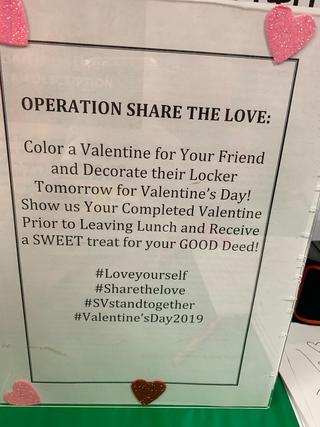 Sign for Operation Share the Love
